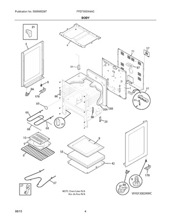 Diagram for FFEF3003NWC