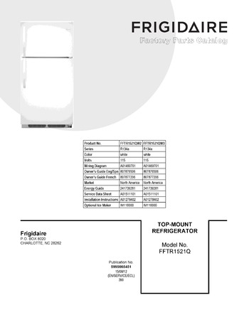 Diagram for FFTR1521QW2