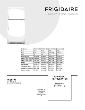 Diagram for FFHT1514QZ2