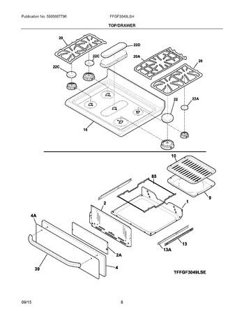 Diagram for FFGF3049LSH