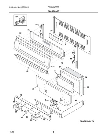 Diagram for FGGF304DPFB