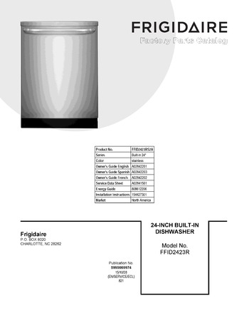 Diagram for FFID2423RS2A