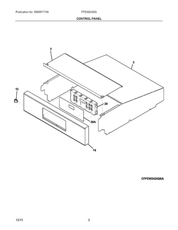 Diagram for FFEW2425QBA