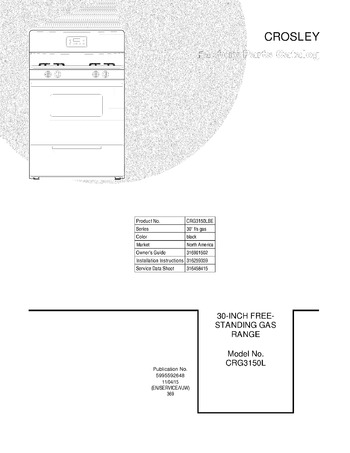 Diagram for CRG3150LBE