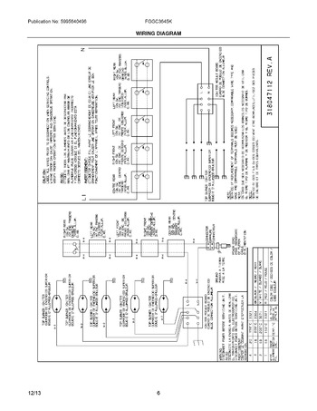 Diagram for FGGC3645KWC