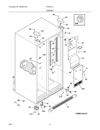 Diagram for FFHS2611LS2