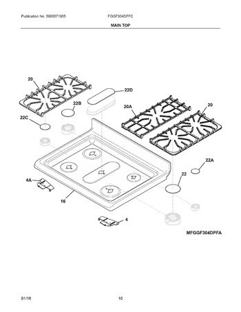 Diagram for FGGF304DPFC