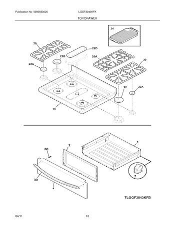 Diagram for LGGF3043KFK