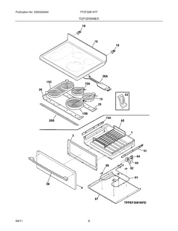 Diagram for FPEF3081KFF