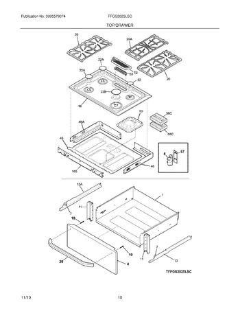 Diagram for FFGS3025LSC