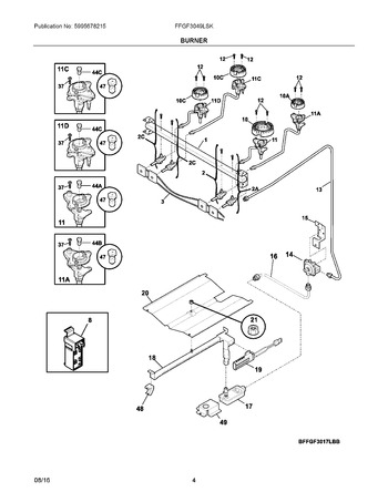 Diagram for FFGF3049LSK