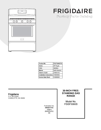 Diagram for FGGF3060SFA