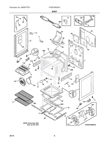 Diagram for FGGF3060SFA