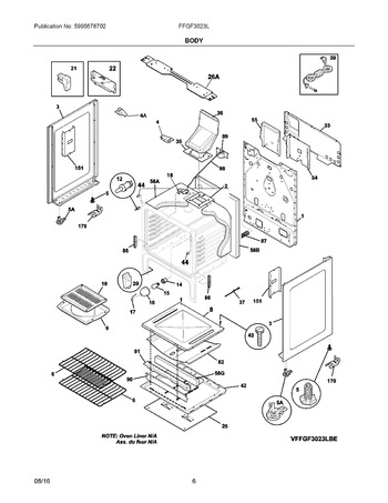 Diagram for FFGF3023LWG