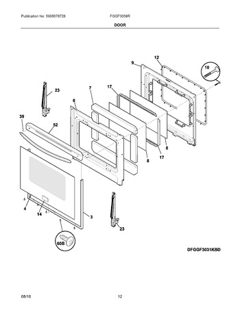 Diagram for FGGF3058RBC