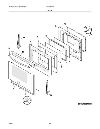 Diagram for FGGF3030PWD