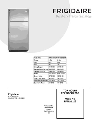 Diagram for FFTR1820SW1