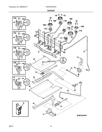 Diagram for FGGF3030PFD