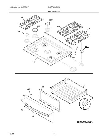 Diagram for FGGF3030PFD