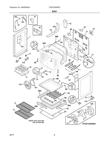 Diagram for FGEF3058RFB