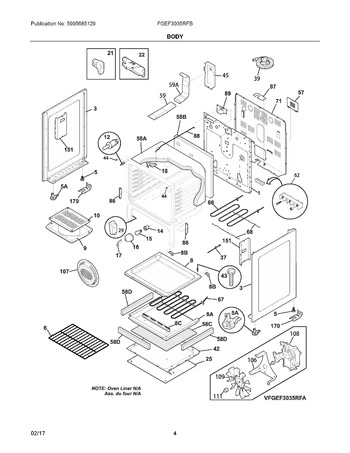 Diagram for FGEF3035RFB