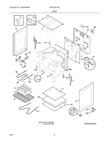 Diagram for CRE3530LWE