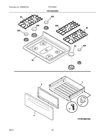 Diagram for FFGF3056TWA