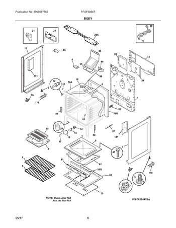 Diagram for FFGF3054TBA