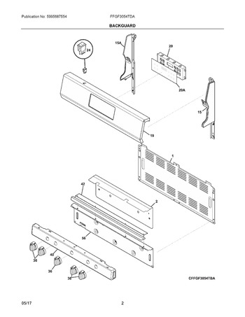 Diagram for FFGF3054TDA