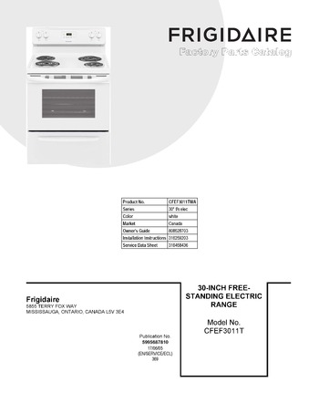 Diagram for CFEF3011TWA