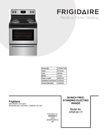 Diagram for CFEF3011TSA