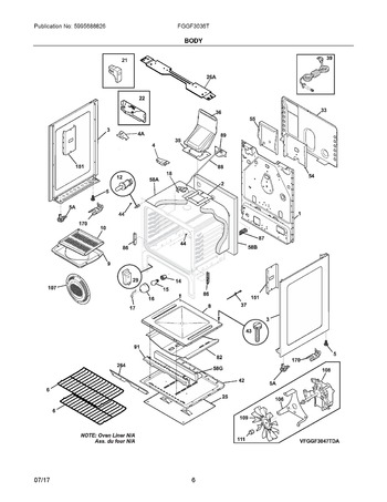 Diagram for FGGF3036TWA