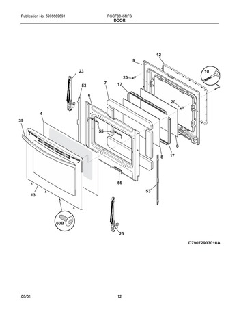 Diagram for FGGF3045RFB