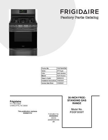 Diagram for FGGF3059TDA