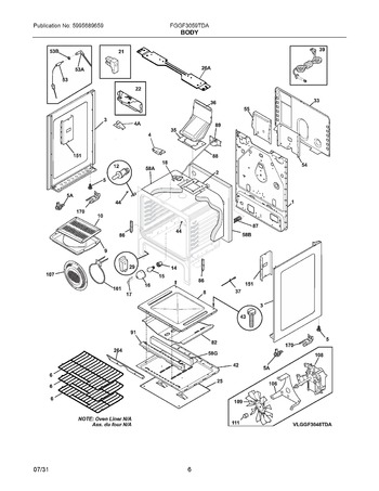 Diagram for FGGF3059TDA