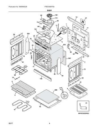 Diagram for FFED3026TSA