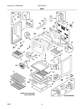 Diagram for LGEF3046TDC