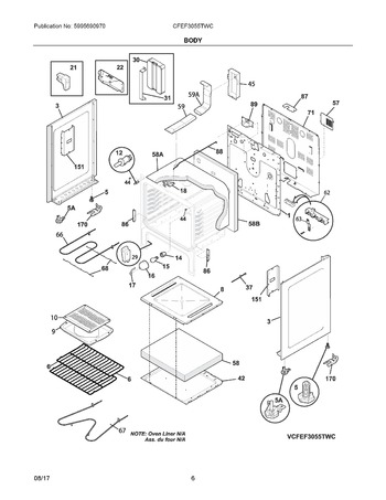 Diagram for CFEF3055TWC