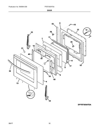 Diagram for FFEF3054TSA