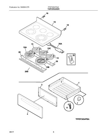 Diagram for FFEF3054TWC