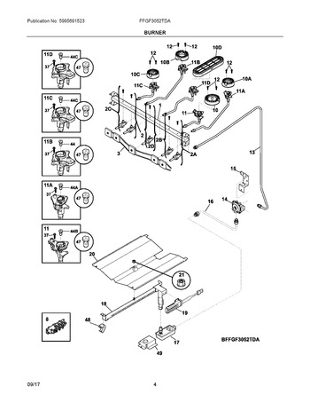 Diagram for FFGF3052TDA