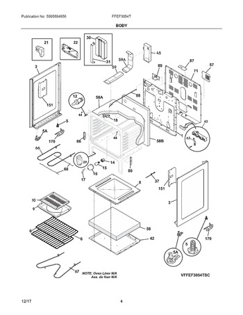 Diagram for FFEF3054TWE