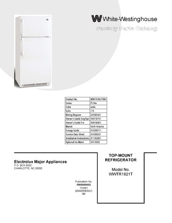 Diagram for WWTR1821TW2