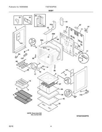 Diagram for FGEF3030PWE