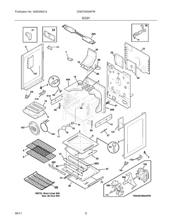 Diagram for DGGF3054KFM