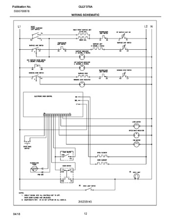 Diagram for GLEF378ASE