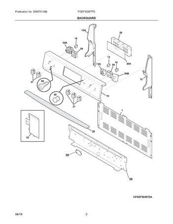 Diagram for FGEF3036TFD