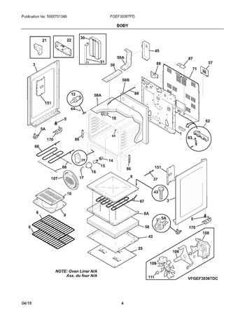 Diagram for FGEF3036TFD