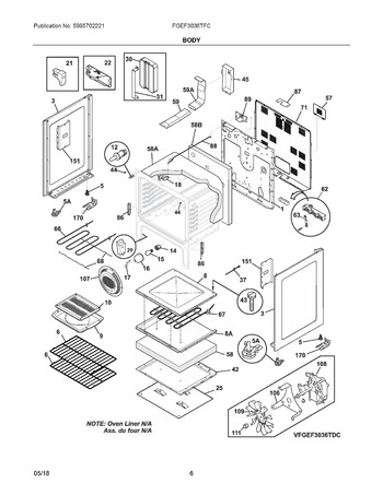 Diagram for FGEF3036TFC