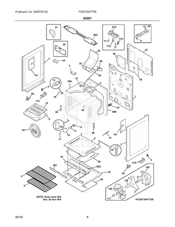 Diagram for FGGF3047TFB